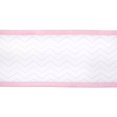 thumbnail image 4 of BreathableBaby Breathable Mesh Liner for Full-Size Cribs, Classic 3mm Mesh, Pink Chevron (Size 4FS Covers 3 or 4 Sides), 4 of 5