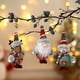 thumbnail image 5 of 3 Pack Christmas Tree Plush Ornaments, Tree Pendants for Christmas Holiday, Home Party Decor, Santa Claus/Snowman/Reindeer, 5 of 5