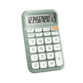 thumbnail image 5 of Colcolo Handheld Mechanical Calculator 12 digits Large LCD Display for Office Market Green, 5 of 8