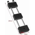 thumbnail image 2 of Whetstone Holder Professional Sharpening Stone Base Non-Slip Lever Sharpening Chrome Wrought Iron and Silicone Base 29 * 7 * 3cm(1pcs), 2 of 5