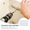 thumbnail image 5 of SWETRACE 1Jgo Conector Para Gabinetes Y Muebles Cam Lock Con Tuerca Preinsertada Plata, 5 of 5