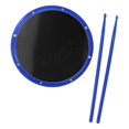 thumbnail image 2 of Colcolo 12 Inches Drum Practice on Snare Drum for Drummer Lover Student Blue, 2 of 8