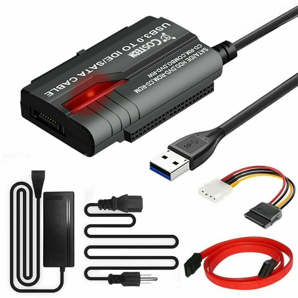 Usb 3.0 To Sata Ide Hdd, DvdRom, CdRom, CdRm, Combo, DvdRw Adapter