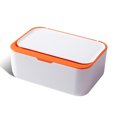 thumbnail image 3 of Caja de almacenamiento de tejidos Reutilizable con tapa de gran capacidad Toalla a prueba de polvo Organizador del dispensador Hogar para coches de sala de estar Naranja kenally HA012032-03B, 3 of 7
