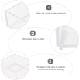 thumbnail image 2 of Miangastore 2Pcs Acrylic Reptile Feeder Pet Feeding Bowl Practical Pet Supply Transparent, 2 of 8