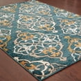 thumbnail image 3 of Avalon Home Sadie Medallion Transitional Area Rug, Blue, 3 of 3