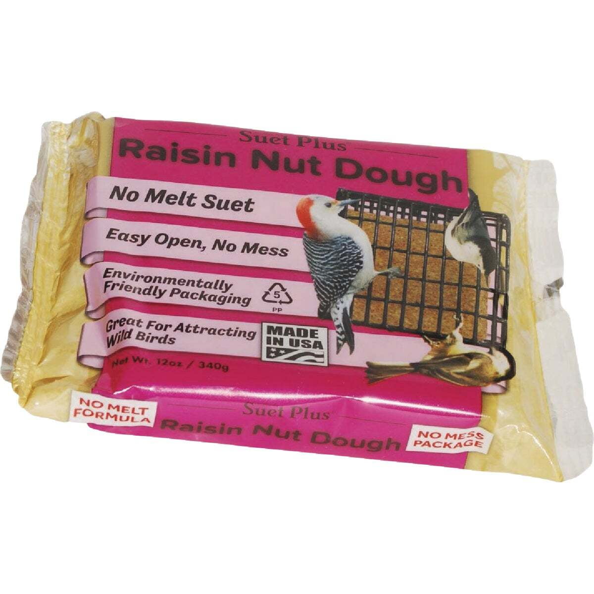 Raisin Nut No-Melt Suet Dough