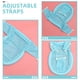thumbnail image 3 of 2 soportes universales para asiento de baño de bebé con malla antideslizante, red de baño ajustable para recién nacidos y niños pequeños, cojín suave para bañera, 3 of 8