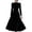 #153-Black, variant on Women‘s Velvet Midi Dress, Long Sleeve Round Neck Solid Color Dress, Plush Velour Evening Gown, Fall Winter Holiday Party Dress Gift