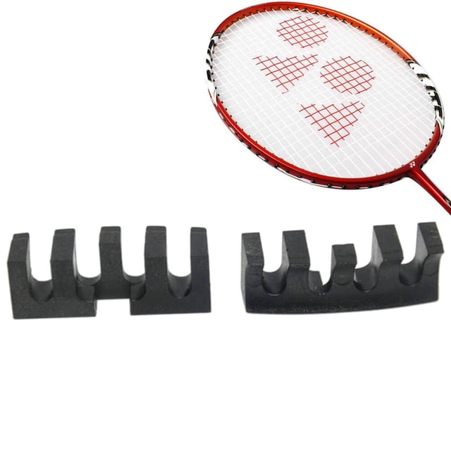 SHOWERORO 2Set PVC Badminton Racket Stringing Machine Tool for High Tension Use and Racket Attachment