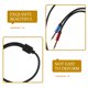 thumbnail image 3 of unbranded Cable De Extensión De Audio Negro Para Auriculares Con Conector 3.5mm A .35mm Para Estudio, 3 of 8