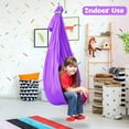thumbnail image 5 of Somnr Kids Sensory Hammock - Therapy Swing for Autism & ADHD, Indoor/Outdoor Use-Purple, 5 of 7