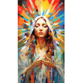 thumbnail image 1 of Colorful Spirit: Christian Woman - DIY Diamond Painting, 1 of 6