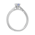 thumbnail image 2 of 1/4 Carat Prong Set Solitaire Diamond Engagement Ring Band in 14K White Gold (Ring Size 8), 2 of 5