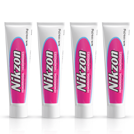 NIKZON - Hemorrhoidal Itching Soothing Cream 0.9 Oz (4 Pack)