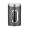 thumbnail image 1 of Kitchen Canister Stainless Steel Grain Storage Container Visible Tea Coffee Jar with Lid  Red, 1 of 10