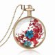 thumbnail image 2 of Encanto de redonda de cristal flotante flor seca colr de Zulema Collar de flores secas, 2 of 6