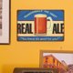 thumbnail image 1 of Vintage Placa Metal Estaño Pintura Signos Platos Vino Rectangular Pared Arte Cartel Likrtyny Arte Deco, 1 of 9