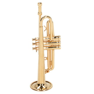  Broadway Gift Miniature Goldtone Trumpet 6 inch