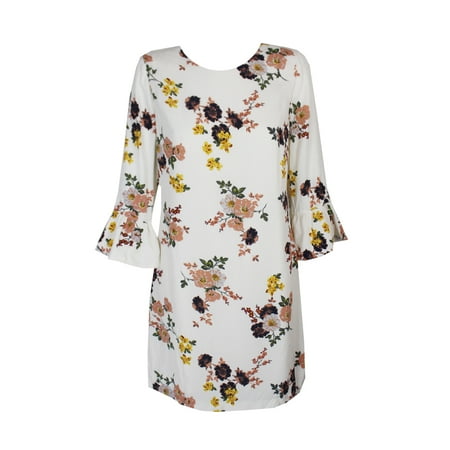 sweet heart flounce floral printed bell sleeve shift dress sweet heart flounce floral printed bell sleeve shift dress