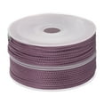 thumbnail image 1 of Unique Bargains 2 Pack Twisted Nylon Twine Thread Beading Cord 2mm 13M/43 Feet Extra Strong Braided Nylon String, Metallic Pink, 1 of 6