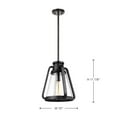 thumbnail image 7 of 60/7552-Nuvo Lighting-Everett - 1 Light Pendant In Maritime Vintage Style-11.88 Inches Tall and 10 Inches Wide-Matte Black Finish, 7 of 7