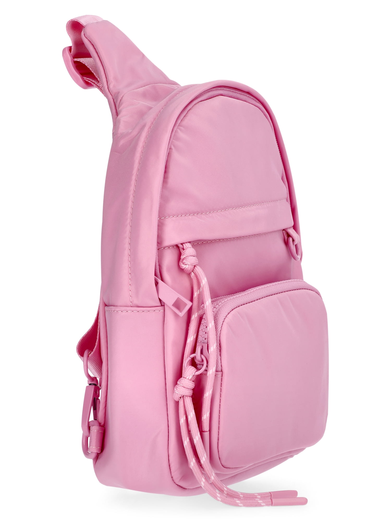 No Boundaries Women's Hands Free Sling Bag, Pink Jubilee