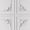 4, variant on 4 count Corner Wall Molding, Wainscoting Floral Molding,Heart