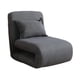 thumbnail image 4 of Sofá cama plegable,Sofá cama plegable,sillón individual,cómodo,Sofá cama portátil con almohada para el suelo,Silla Reclinable Convertible Respaldo Ajustable,Sofá De color verde oscuro, 4 of 9