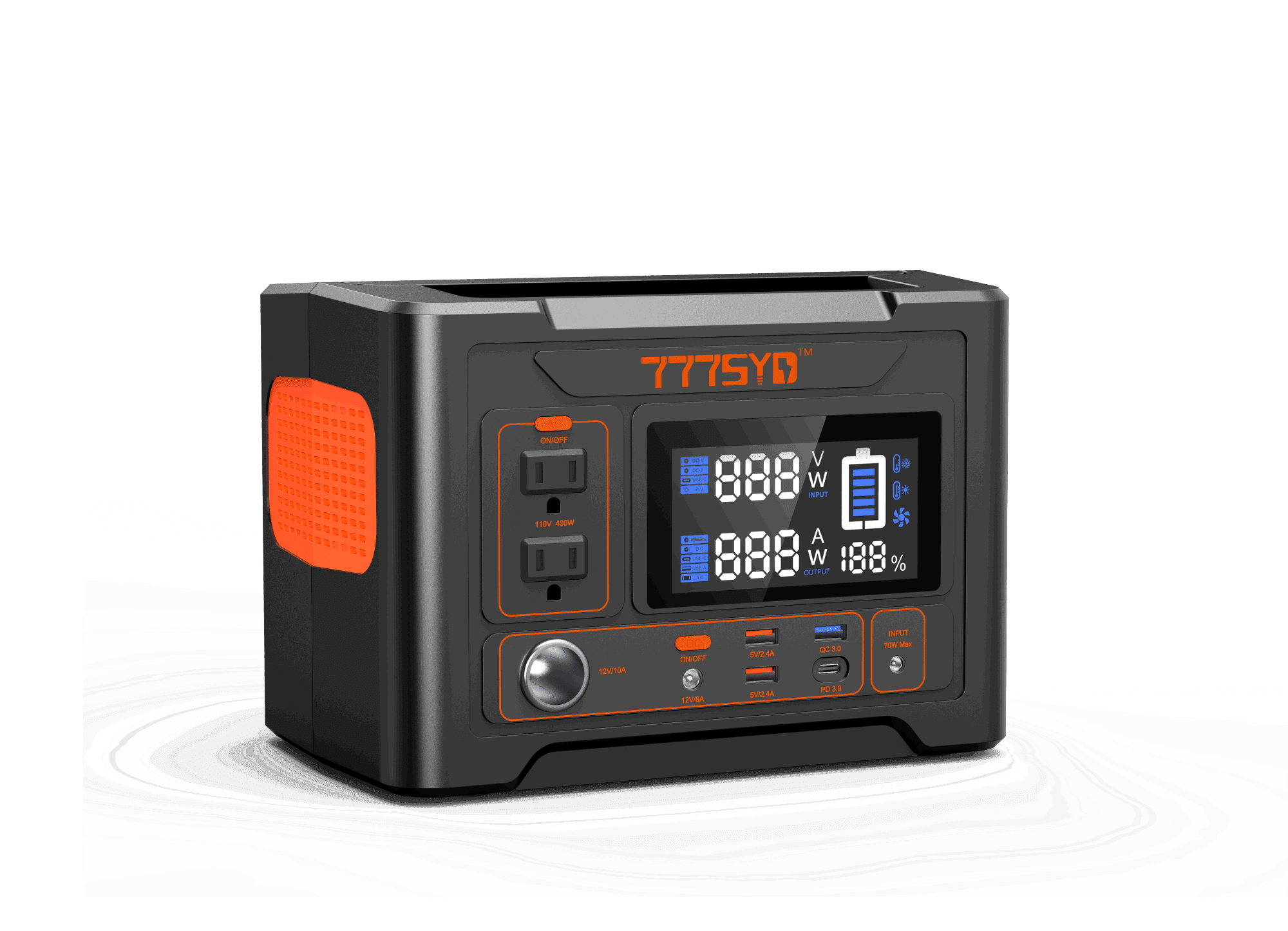 300W Portable Power Station, 38 Phone Recharges, 416Wh Large Capacity Battery Su