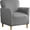 Dark Gray, variant on Stretch Velvet Armchair Slipcover, Anti Slip Chair Covers for Living Room, Dark Green