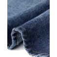 thumbnail image 5 of Agnes Orinda Women's Plus Size Denim Shirt Dress Long Sleeve Lapel Button Down Casual A-Line Midi Jean Dresses with Pockets 1X Gray Blue, 5 of 6