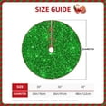 thumbnail image 2 of Defioc Green Glitter for Christmas Tree Skirt Snowman Xmas Tree Skirt Farmhouse Christmas Decorations Tree Mat for Holiday Party Decor-30", 2 of 6