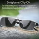 thumbnail image 2 of 2X Polarized Lente de Gafas de Sol Clip de Lentes Unisexo Verde Oscuro, 2 of 5