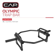 CAP Universal Olympic Trap-Shrug Bar (500 lb Capacity)