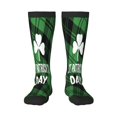 thumbnail image 1 of Bingfone St Patrick's day Print Compression Socks for Women and Men Long Socks for Running Athletic Cycling Nurse, 1 of 6