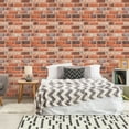 thumbnail image 3 of IDEANATEGRATE 5Pcs 3D Brick Pattern Wall Sticker Removable Brick Wallpaper For Living Room Simple Style, 3 of 8