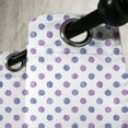 thumbnail image 3 of Ambesonne Purple Grommet Curtain, Watercolor Polka Dots, 50" x 72", Lilac Blue, 3 of 6