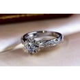 thumbnail image 3 of 2Ct Round Cut Simulated Diamond Women's Wedding Solitaire Ring 14k White Gold Plated, 3 of 5