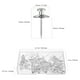 thumbnail image 2 of 50 Uds clavos de doble cabeza clavos colgantes colgadores de cuadros clavos tachuelas para pulgar clavos tapiz para pared, 2 of 7