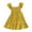 Yellow, variant on Toddler Girls Summer Dress Round Neck Sleeveless Sundress Lace Puffy Dresses Party Wedding Prom Princess Dresses