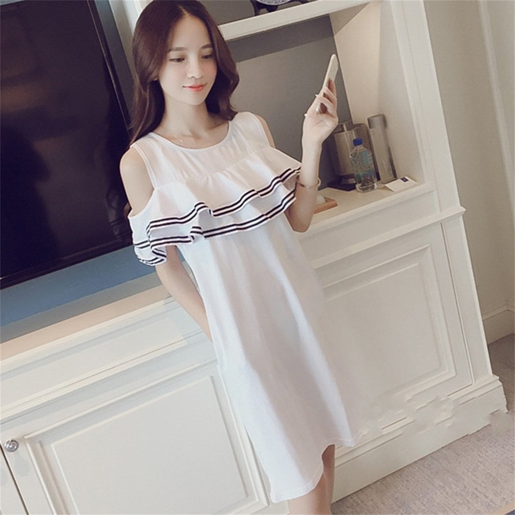one piece dress shoulder cut