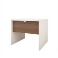 thumbnail image 4 of Nexera Celebri-T 6 Piece Bedroom Set, White & Walnut, 4 of 11