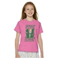 thumbnail image 3 of Retro Cartoon St Paddys Sassy Lassy Girls Kids T Shirt Tees Teen Brisco Brands XS, 3 of 5