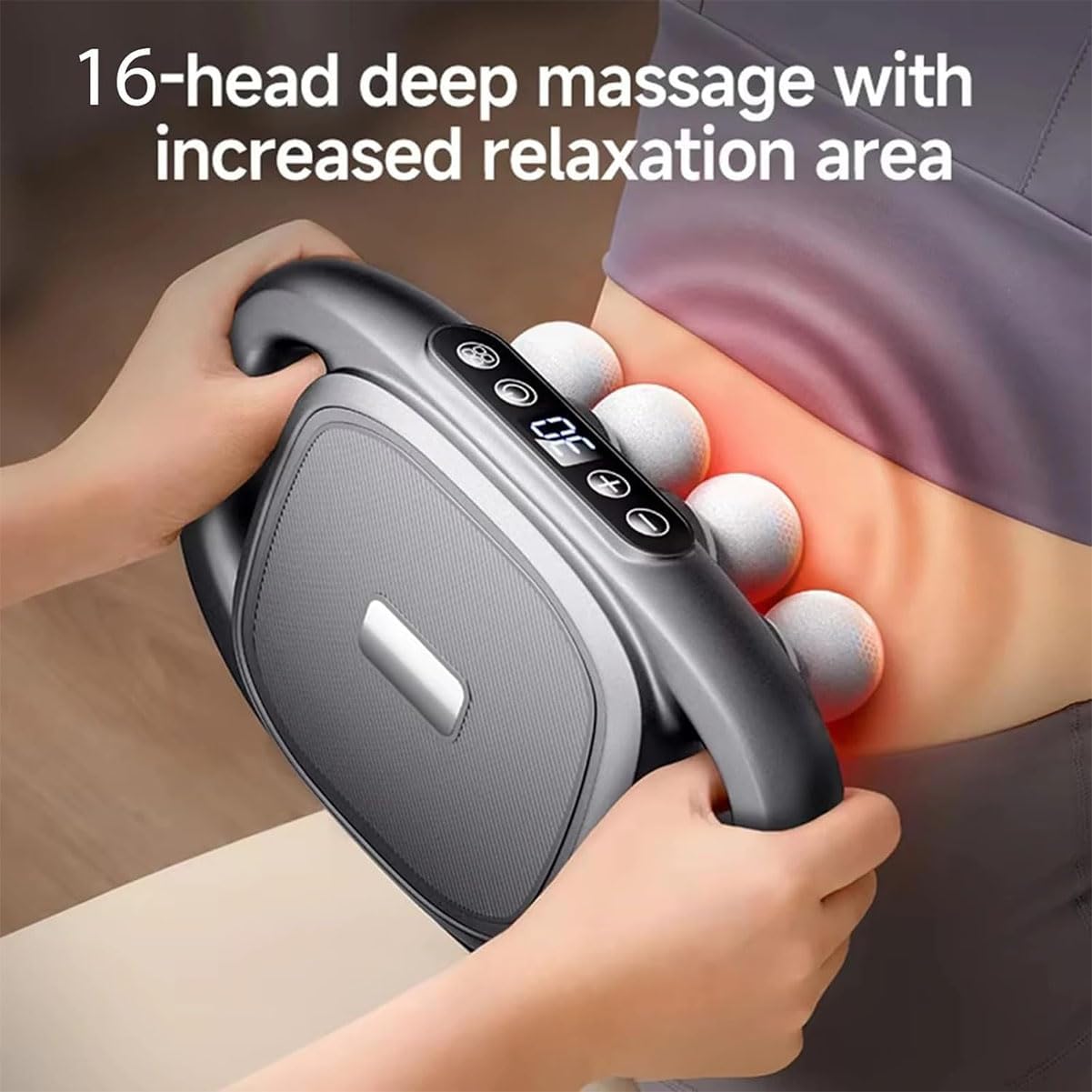 Massager, 2026 New Mini  Husband 2.0 Massage, 16 Head Massager Gun, 30 Intensity Levels & 3 Smart Modes, for Legs,Back,Waist,Buttocks Muscles