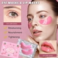 thumbnail image 2 of Mascarillas para ojos y labios firstfly, set antiedad de colágeno, 30 pares, 2 of 9