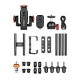 thumbnail image 4 of Control deslizante de la cámara Camera Video Dolly Slider Kit con 3 ruedas Auto Dolly Car 3 velocidades ajustable + 60cm / 23.6in Track Rail Camera Slider + Adaptador de rótula flexible con Andoer Control deslizante de la cámara, 4 of 7