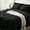Black, variant on BDEUS King Comforter Set 5 Pieces,Comforter Set,Bed in a Bag, Bedding Set with Comforter,Fitted Sheet,Flat Sheet,Pillowcase, All Season