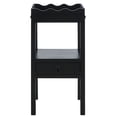 thumbnail image 2 of Safavieh Darlyn Traditional Wood End Table, Matte Black, 2 of 12