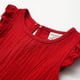 thumbnail image 4 of Tirantes Para Camisa Blusa Gibobby con volantes de algodón de color Tops para niñas Rojo 6-12 Meses, 4 of 5